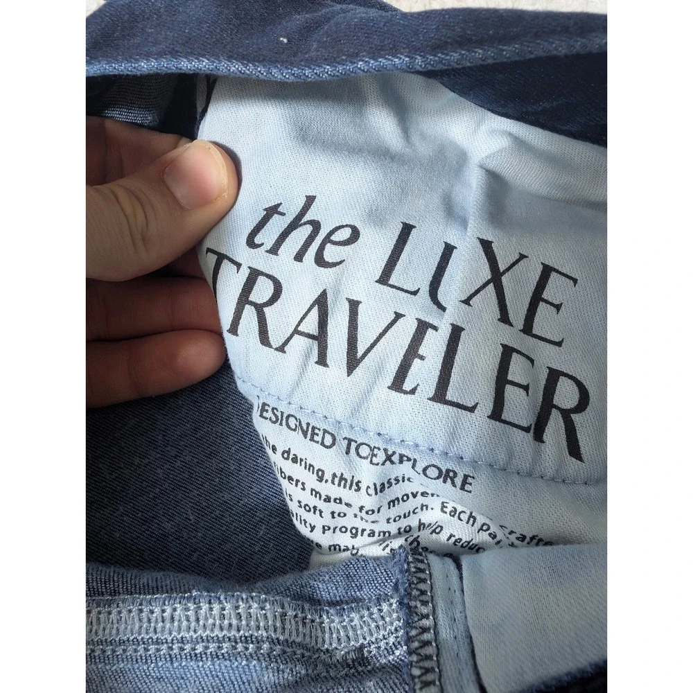 Banana Republic Jeans Mens 31/30‎ Dark Blue Luxe Traveler Slim Stretch
